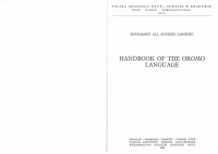 Handbook of the Oromo language.pdf